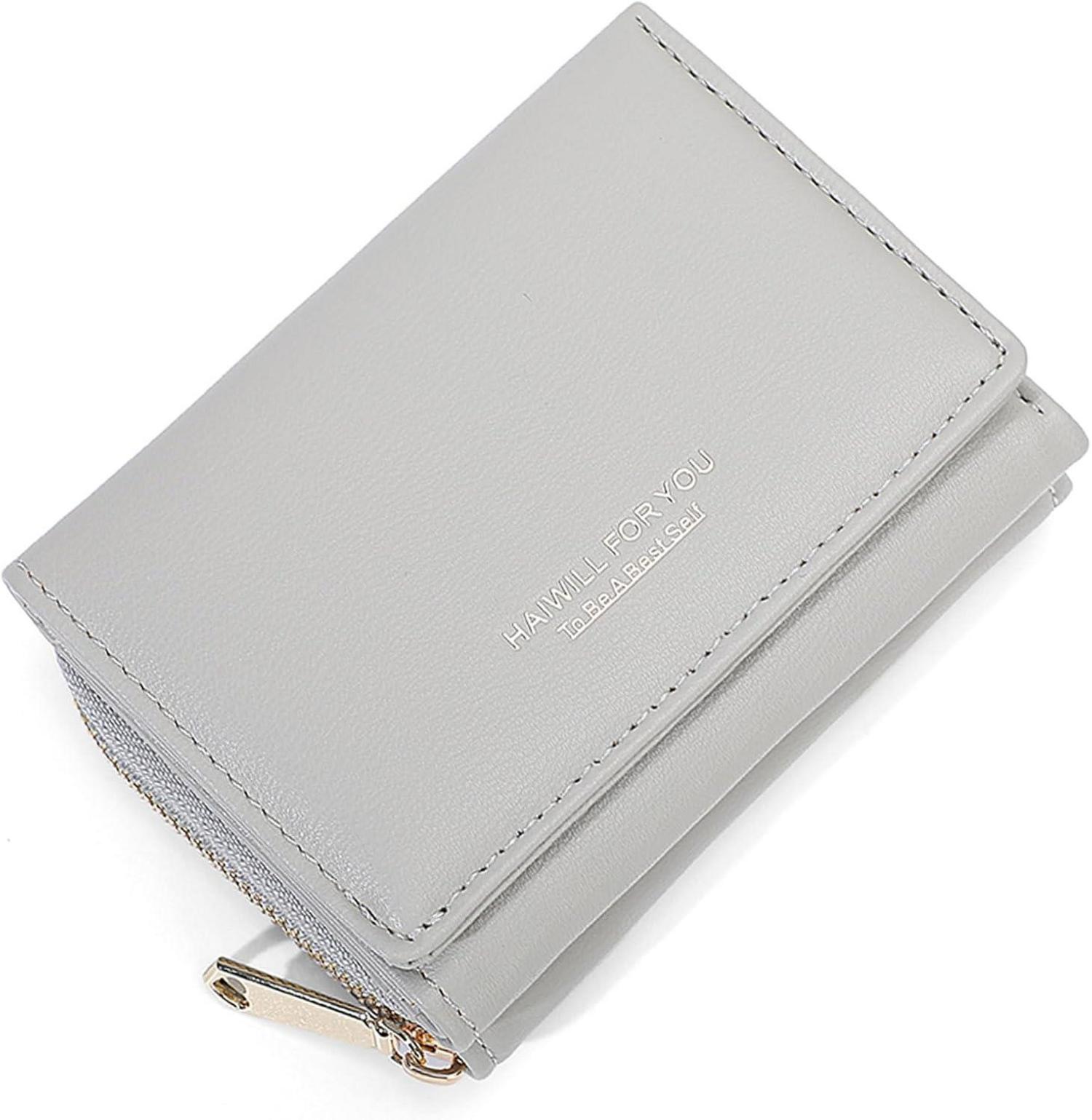 Geldbeutel Damen Klein PU Leder mit Münzfach und Kartenfächern