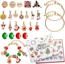 Adventskalender-Set mit Armbändern und Anhängern, Weihnachts Countdown