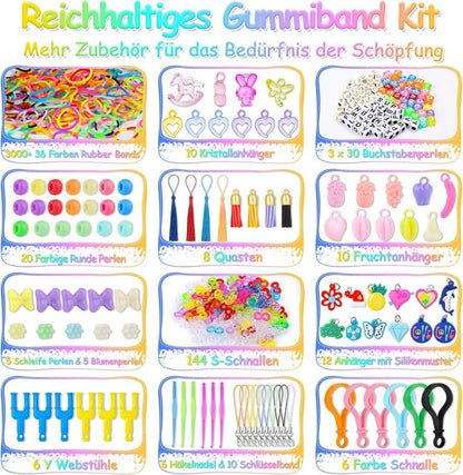 Loom Gummibänder Set Webstuhl Bastelset Geschenk Kinder