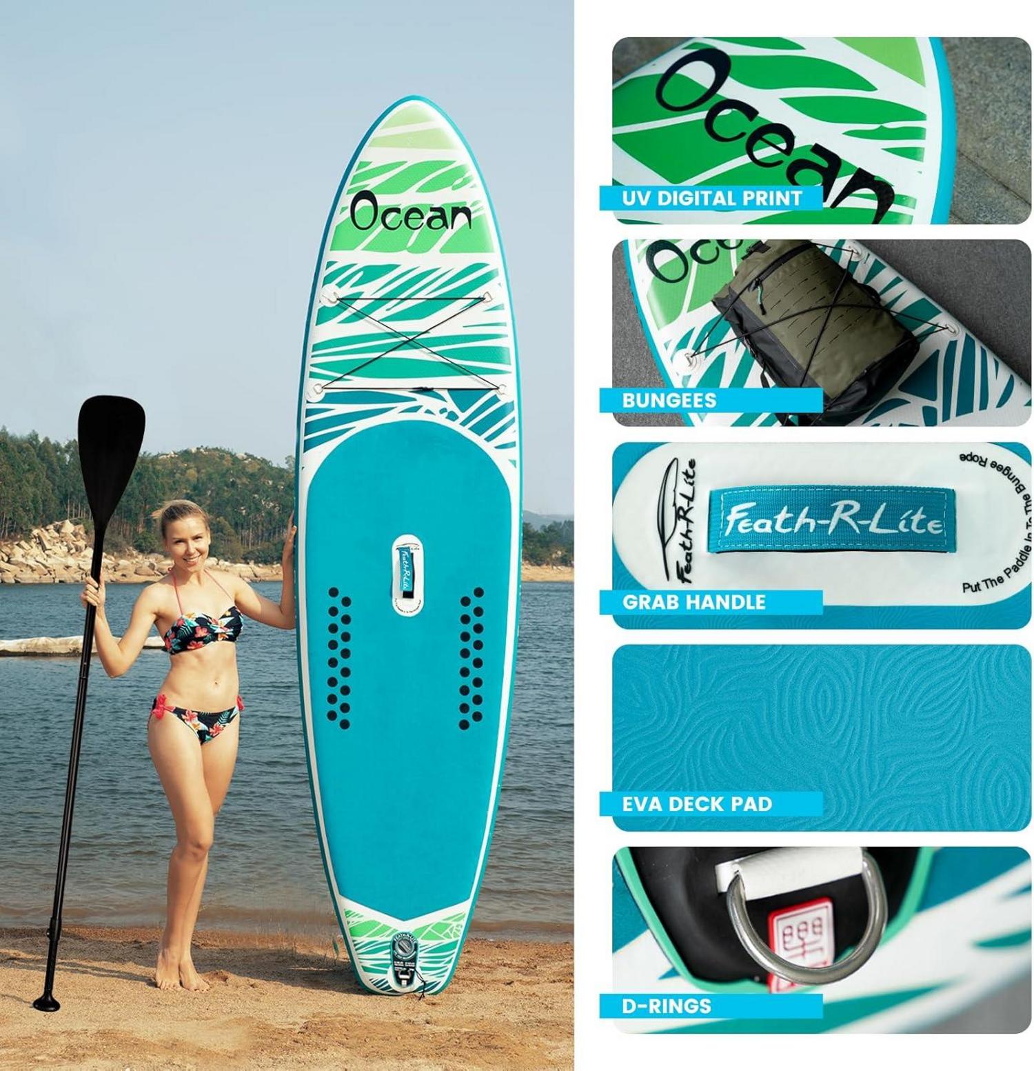 Aufblasbares Stand Up Paddle Board Komplettset für Erwachsene