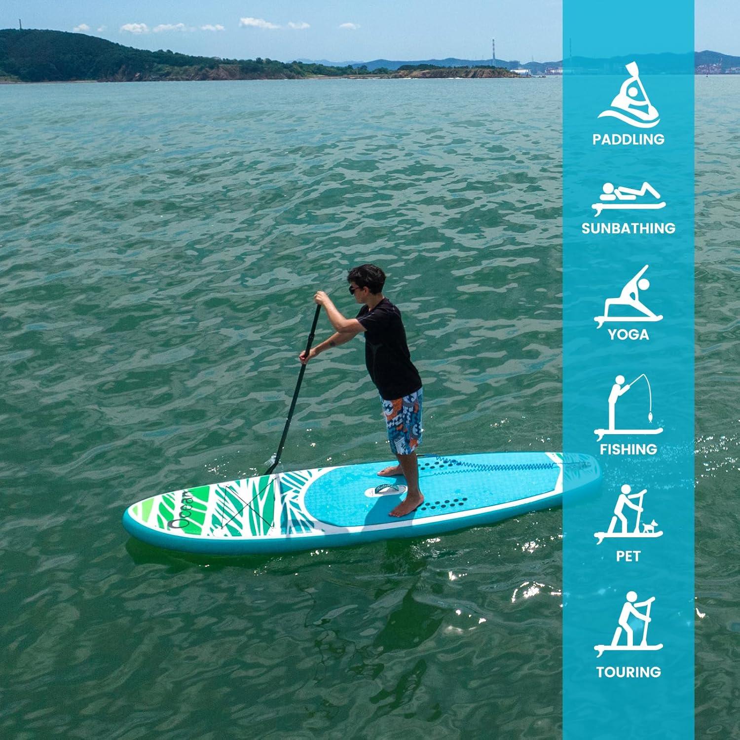 Aufblasbares Stand Up Paddle Board SUP Komplettset Zubehör Paddel
