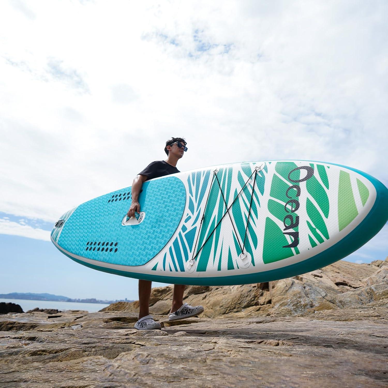 FunWater Aufblasbares Stand Up Paddle Board SUP Paddelboard Zubehör Set