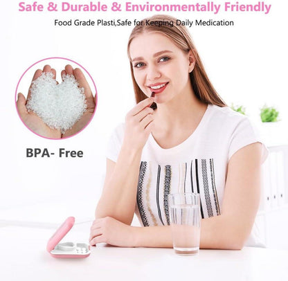 Tabletten teilen Aufbewahrungsfach Pillenschneider sicherer Schnitt