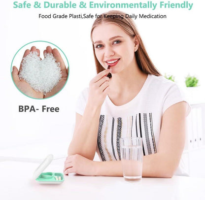 Tablettenteiler Pillenschneider mit Aufbewahrungsfach