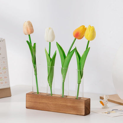 15x Reagenzglas Korken Kunststoff Vase Blumen Liquids DIY 12mm x 75mm