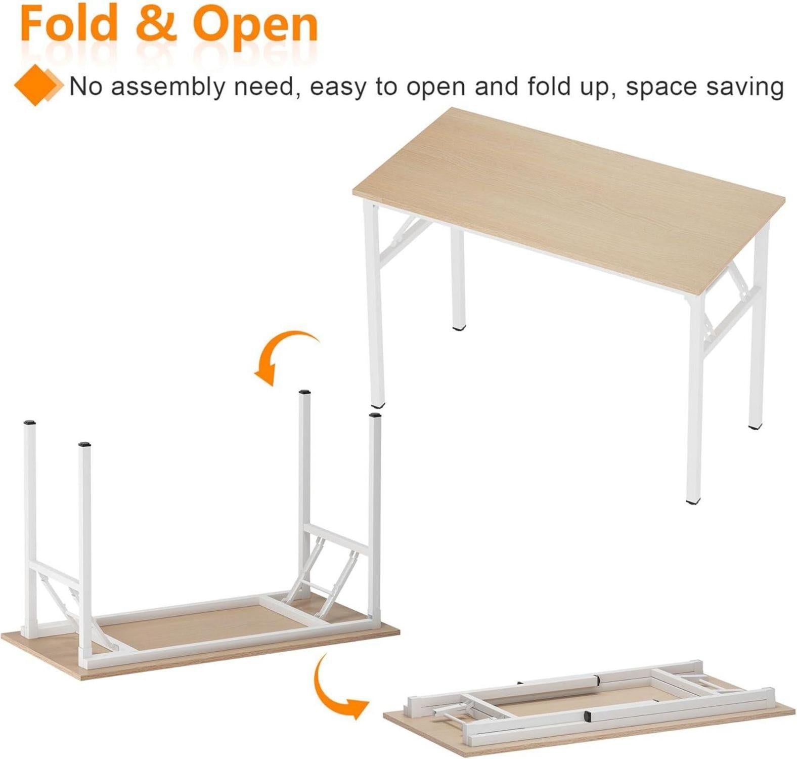 Klapptisch Computertisch 100x60x75 cm Büroarbeitsplatz Home Office