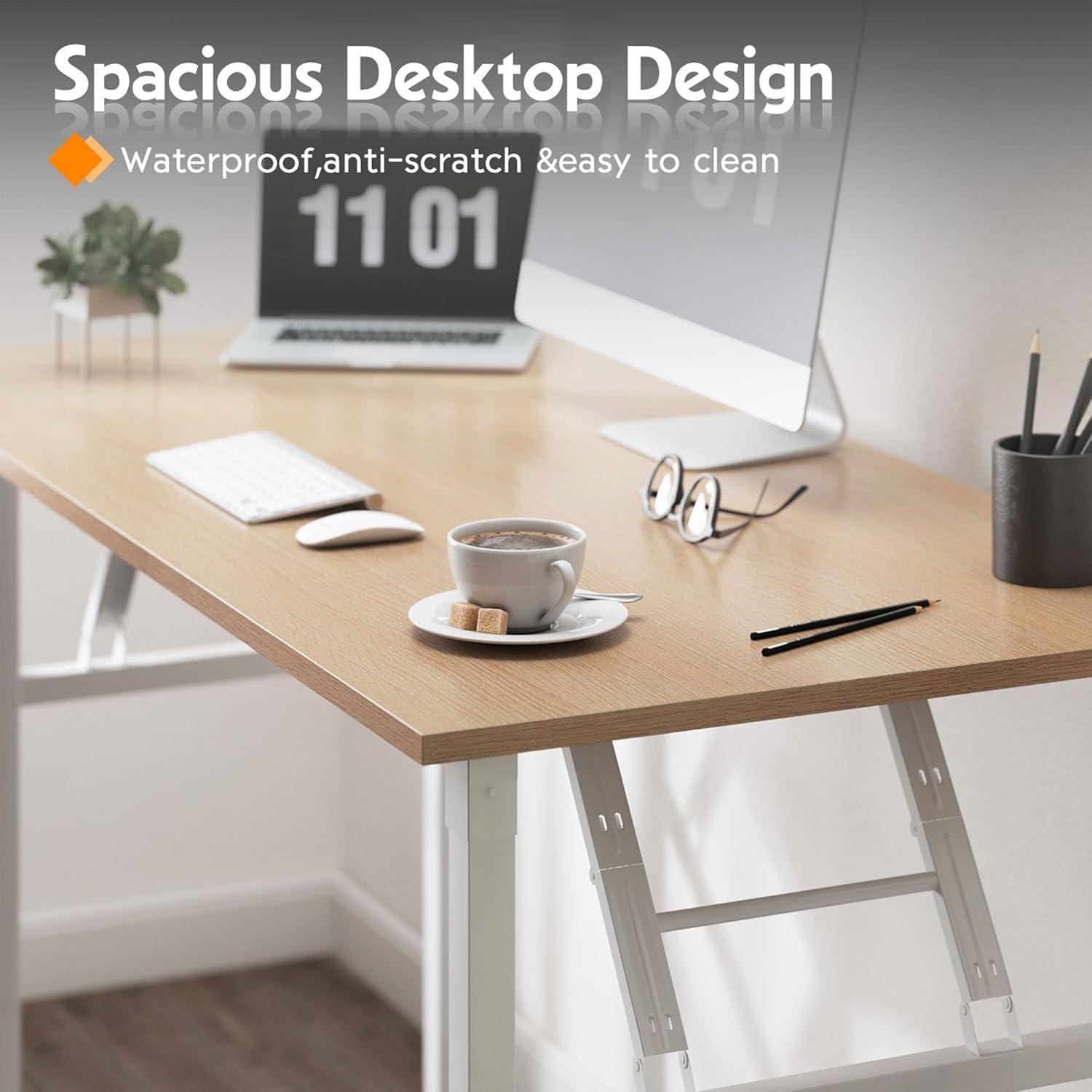 Klapptisch Computertisch 100x60x75 cm Büroarbeitsplatz Home Office Esstisch