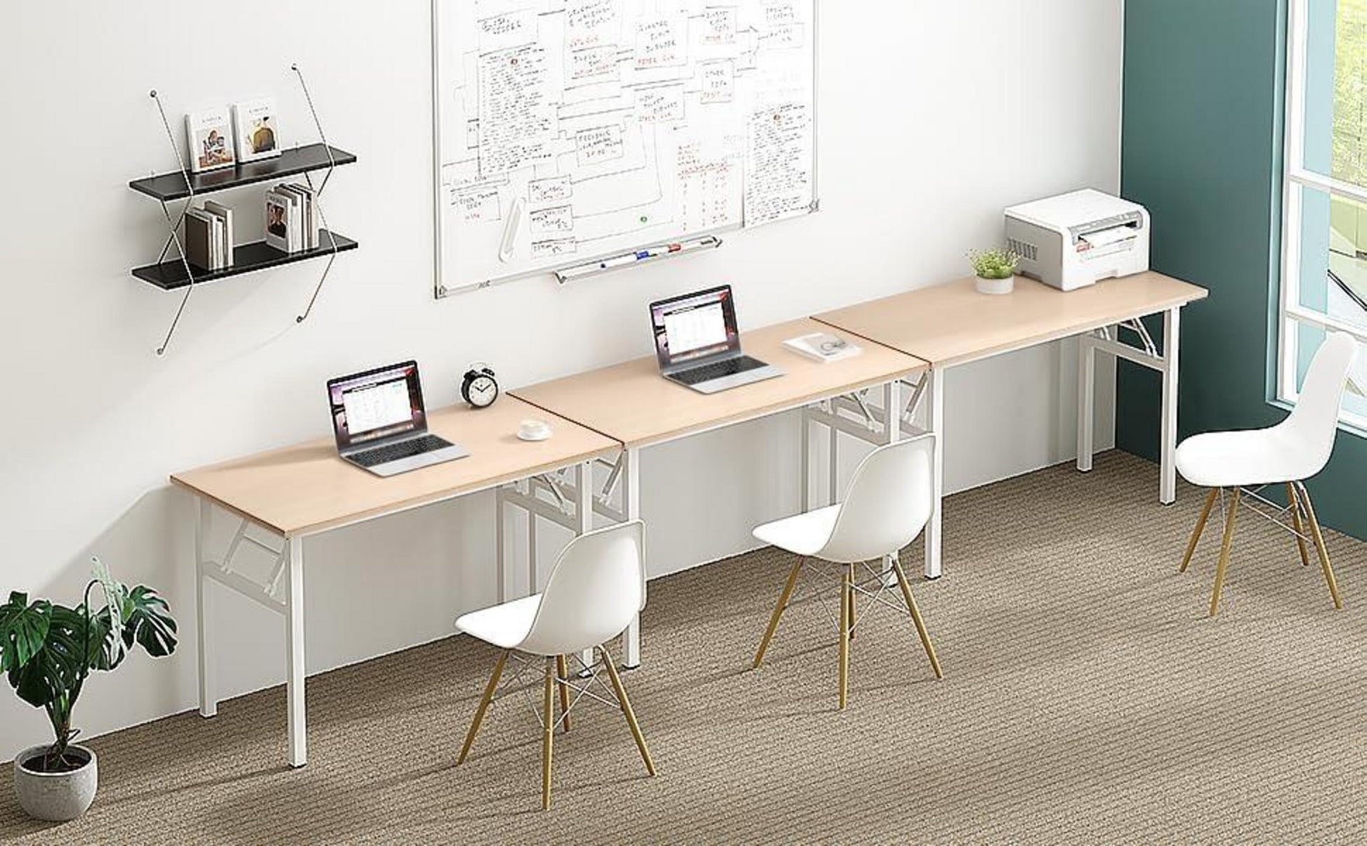 Klapptisch Computertisch 100x60x75 cm E1-Partikelfestholz SEO