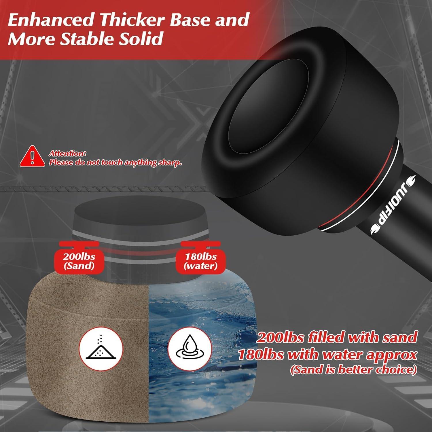 Boxsack Stehend 180cm für Erwachsene inkl. Boxhandschuhen & Luftpumpe