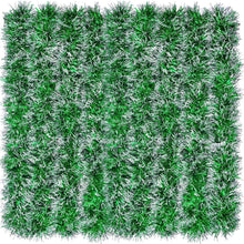 10m Weihnachts Lametta Girlande Grüne Glitzernde Frostspitze