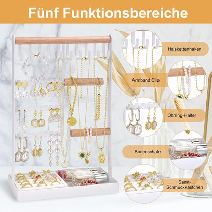 Schmuckständer Schmuckhalter Kettenbaum Organizer Ohrringhalter