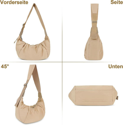 Große Kapazität Nylon Umhängetasche Damen mit verstellbarem