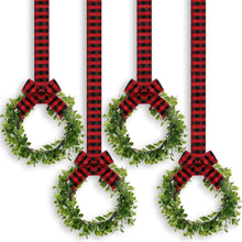 Weihnachtliche Künstliche Buchsbaumkränze für Küchenschrankdekoration