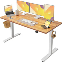 Elektrisch höhenverstellbarer Schreibtisch 152x60 cm mit