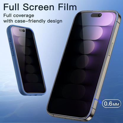 Sichtschutz Full Screen für iPhone 15 Pro Max 6,7 Zoll Schwarz
