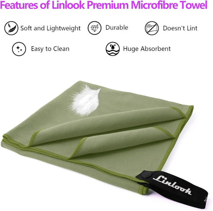 Schnelltrocknendes Mikrofaser Handtuch Set für