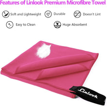 Linlook Microfaser Handtücher Set - Schnelltrocknend und