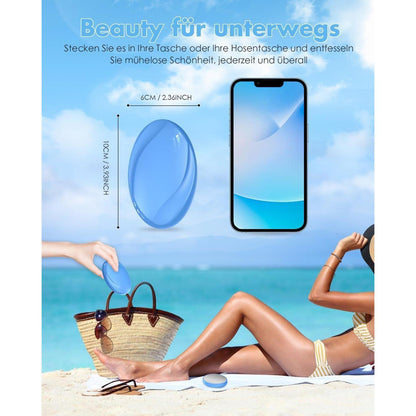 Nano Kristall Haarentferner Tragbar Schmerzfrei Blau