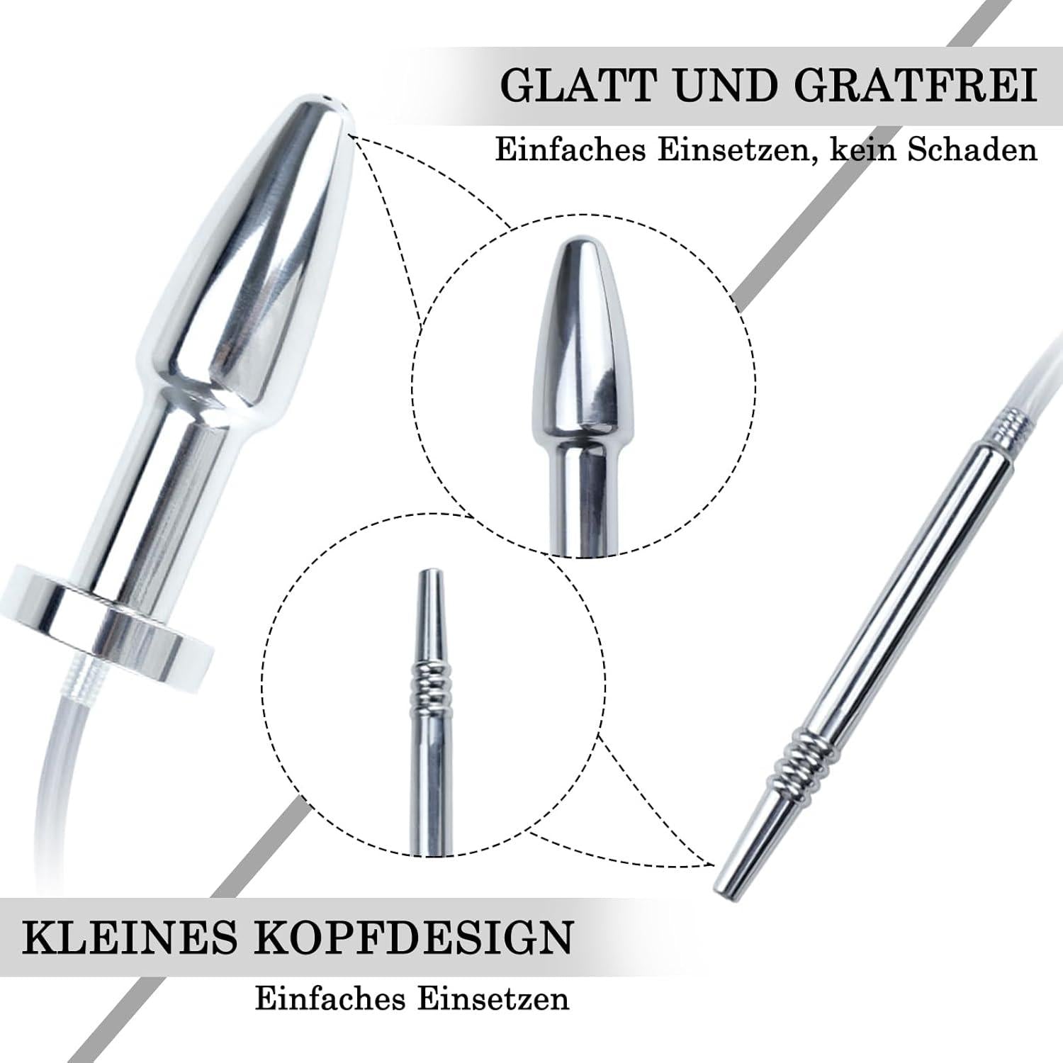 Analplug Dilator Harnröhre Set Männer BDSMAGE Extrem Sex