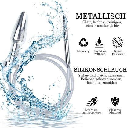Analplug Dilator Harnröhre Männer Set Metall groß BDSMAGE