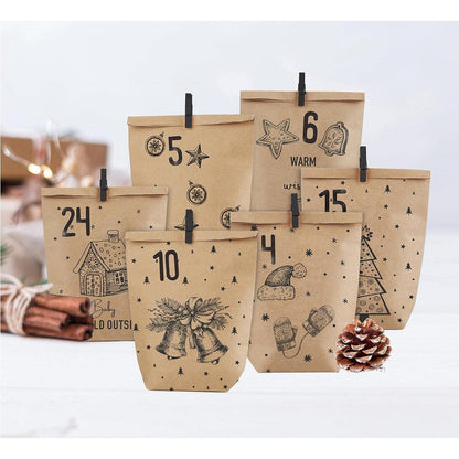 Adventskalender zum Befüllen, Weihnachtskalender
