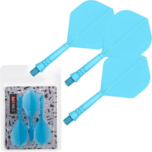 Dartschäfte und Flights, Dartpfeile Zubehör 3er-Set Blau-2ba