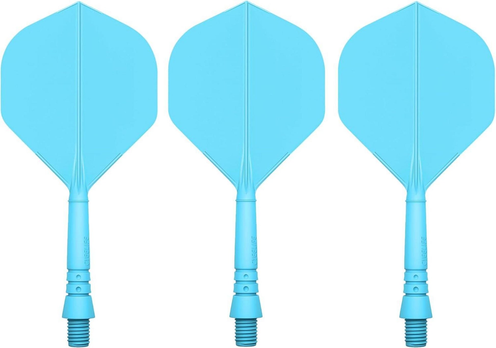 CyeeLife Dartschäfte und Dart Flights 3er-Set Blau-2ba