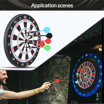 Dartschäfte und Flights Set für Dartpfeile Zubehör Rot 3er-Set