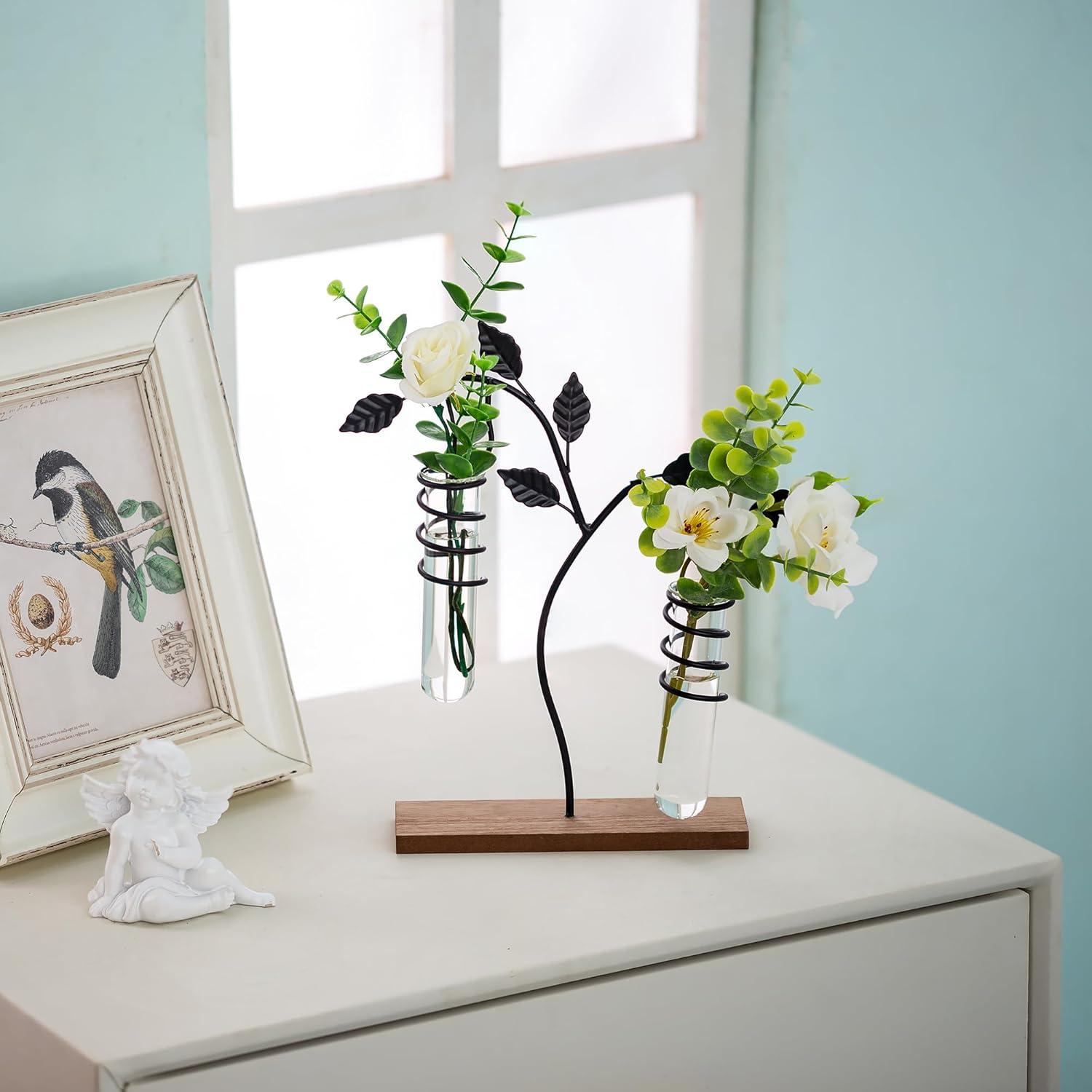 Glasseam Propagation Station Vase Glas für Tischdeko Büro Wohnzimmer