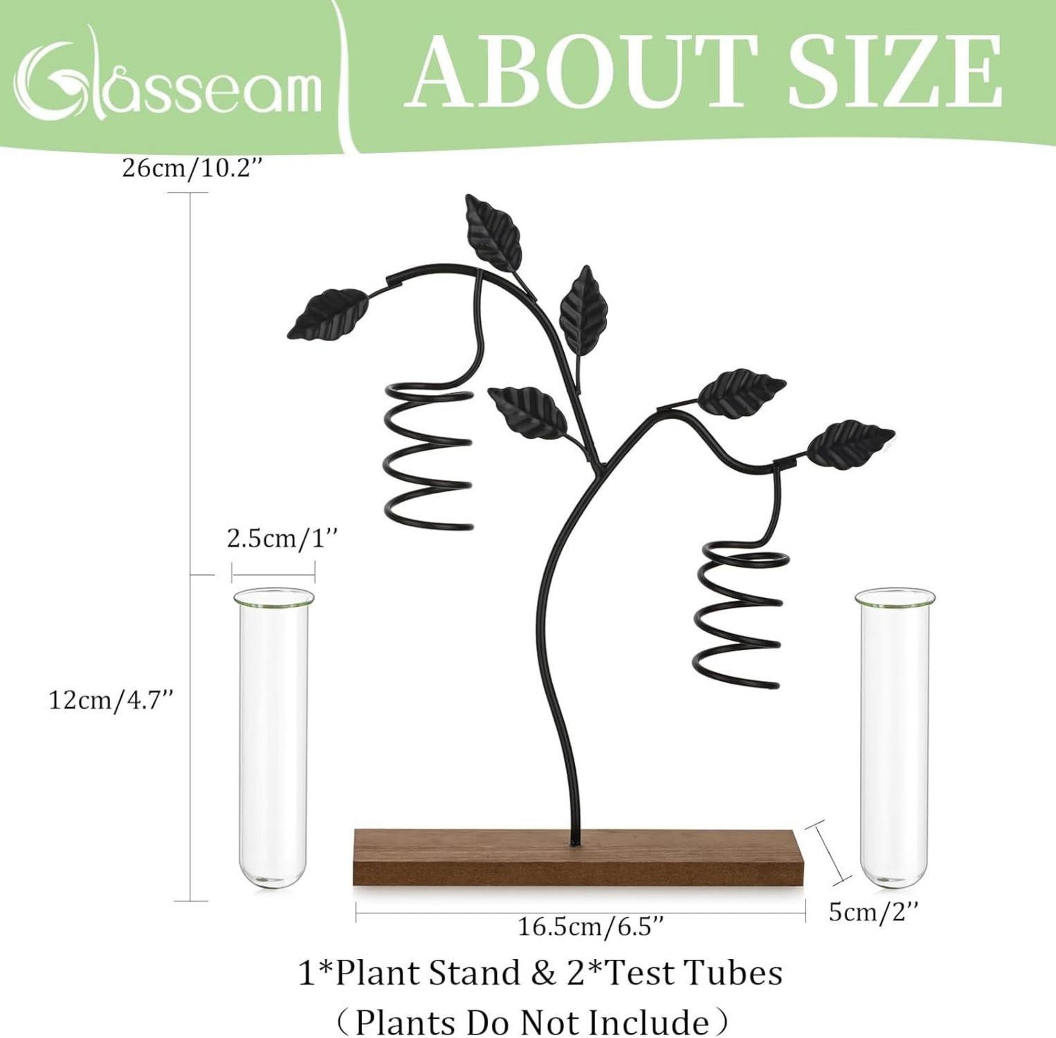 Moderne Glasseam Hydrokultur Vase Terrarium Pflanzen Deko