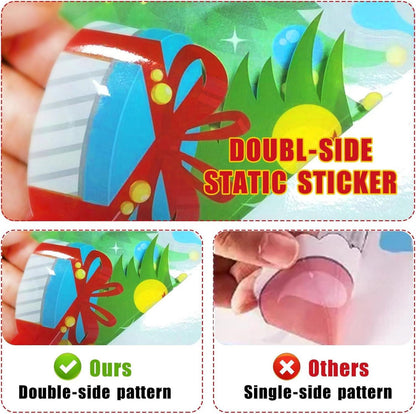 Weihnachtsfensteraufkleber 267