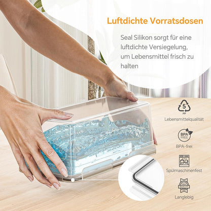 Vorratsdosen 3,5L Set Luftdicht mit Deckel, BPA-frei, Aufbewahrungsbox