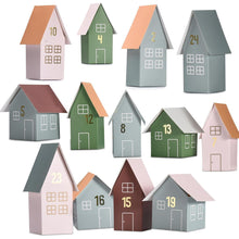 Adventskalender Häuser zum Selbstbefüllen 24er Set