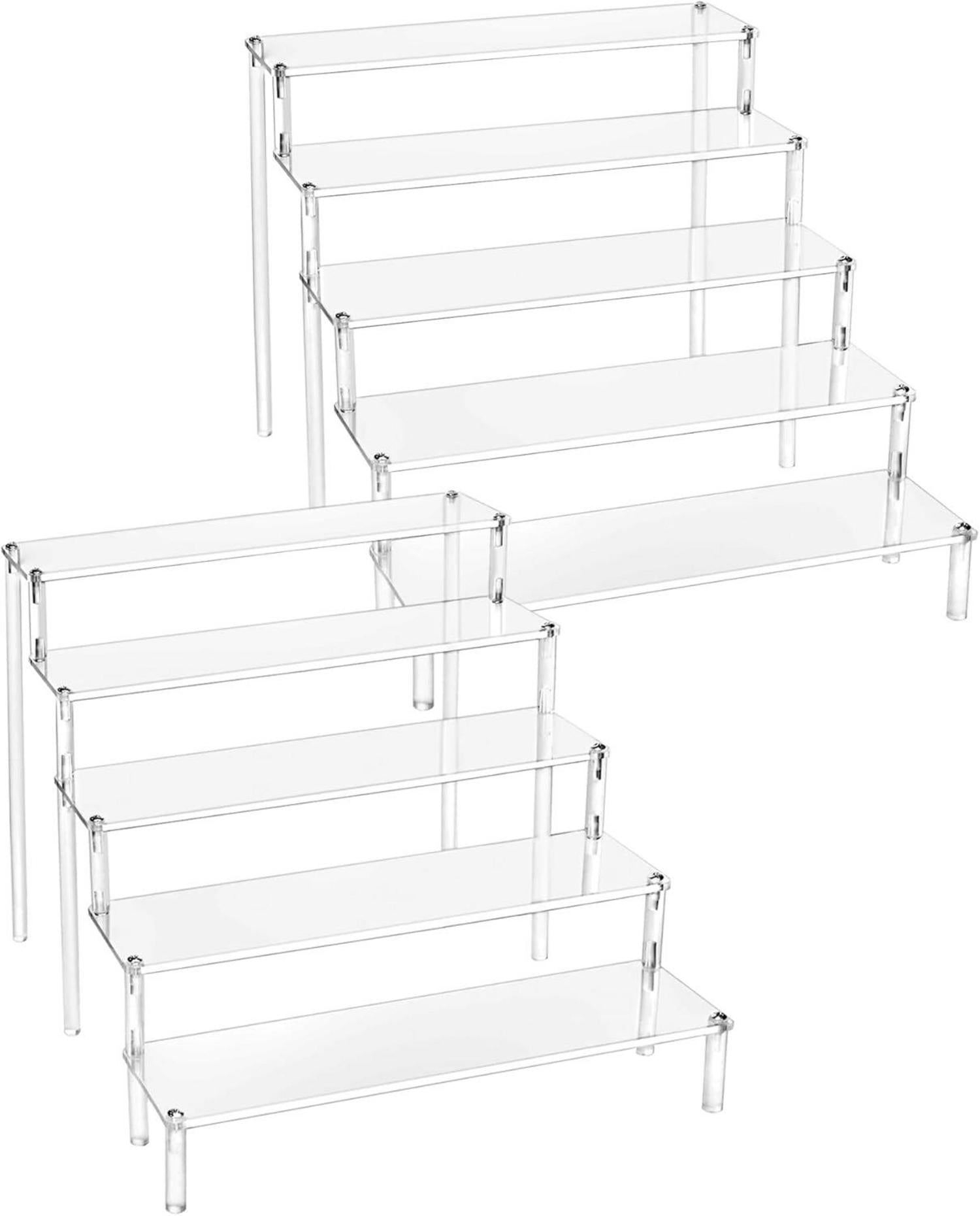 Acryl Display Ständer 2er-Pack Transparente Acryl Riser für Figuren