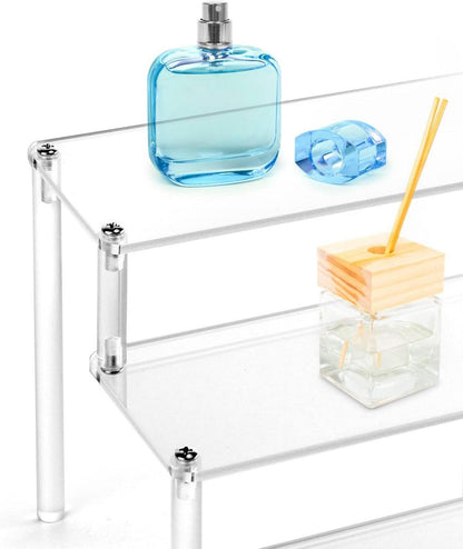 Acryl Display Ständer 2er-Pack Transparente Acryl Riser für Figuren