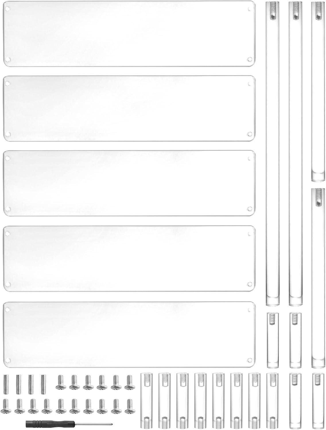 Acryl Display Ständer 5 Stufig Transparent Riser Regal Figuren Schmuck Cupcake