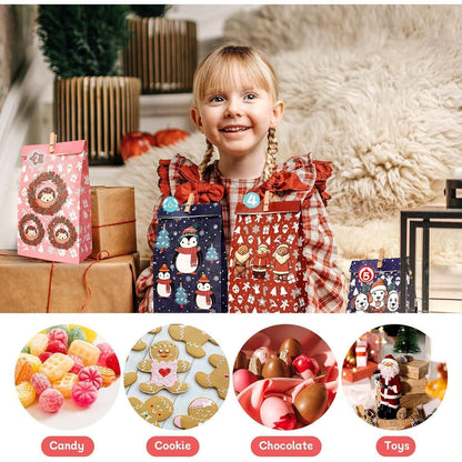 Adventskalender Kinder Geschenktüten Basteln