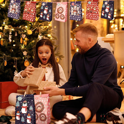 Adventskalender Kinder Geschenktüten Basteln