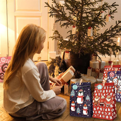 Adventskalender Kinder Geschenktüten Basteln