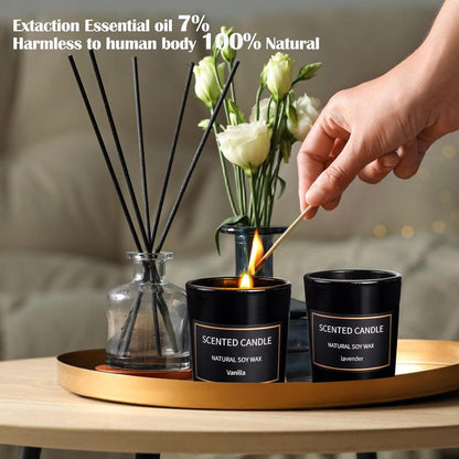 Duftkerzen Geschenkset für Frauen 8er Pack Zuhause Aromatherapie