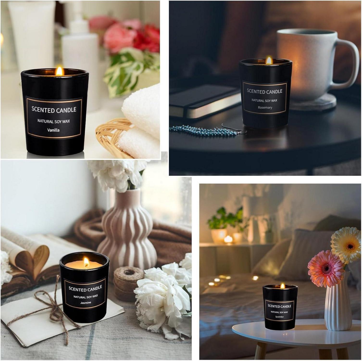 Duftkerzen Geschenkset für Frauen 8er Pack Aromatherapie Kerzen