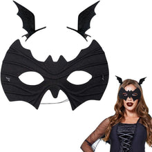 Halloween Fledermaus Maske Haarspangen Set Cosplay Party