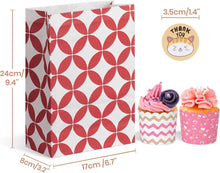 Parmedu Bunte Geschenktüten: 48 mittelgroße 24*17*8CM mit