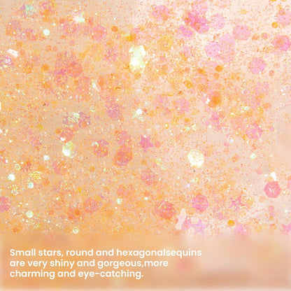 Prreal Chunky Glitter Gel 50ml Face Body Sequins Holographic Laser Powder