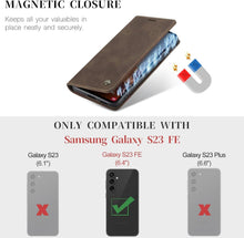 Samsung Galaxy S23 FE Handyhülle Premium Leder Klapphülle