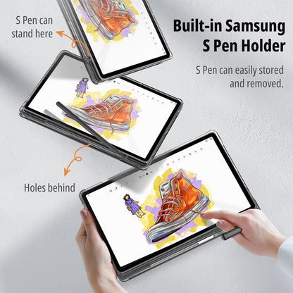 Samsung Galaxy Tab S9 2023 11 Zoll Hülle - Stoßfeste Schutzhülle Schwarz mit