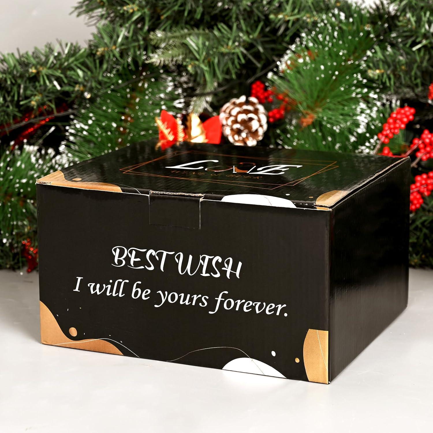 Weihnachtsgeschenke Papa Mama: Rotweinglas und Bierglas Set 17oz