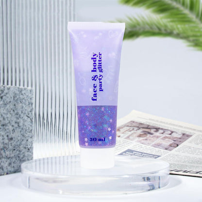 Body Glitter Gel 50ml Face Body Shimmer Sequins Eyeshadow Chunky Glitter