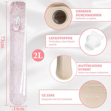 BOLEi Extra Lang Wärmflasche mit Bezug 73cm Flauschig