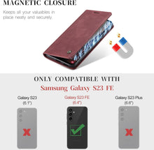 Samsung Galaxy S23 FE Handyhülle Weinrot 360° Schutz